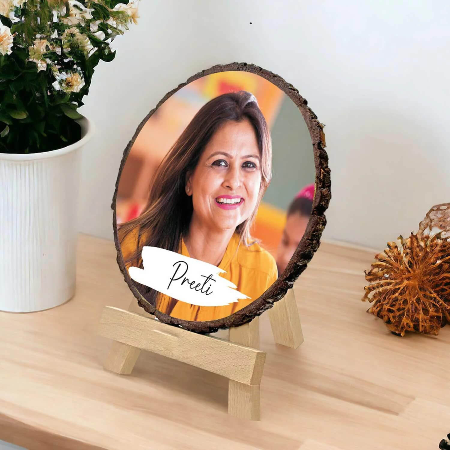 Personalized Wooden Colored Frame - 2