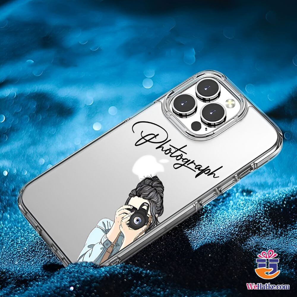 Customized Back Case For Camera Girl - 4