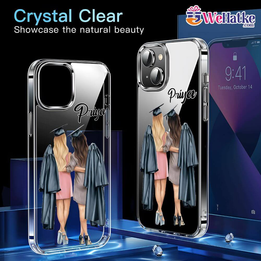 Customized Back Case For Girl Bestie - 4