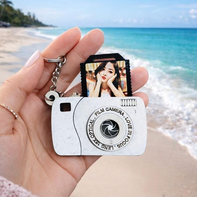 Camera Photo Keychain with Picture - 5