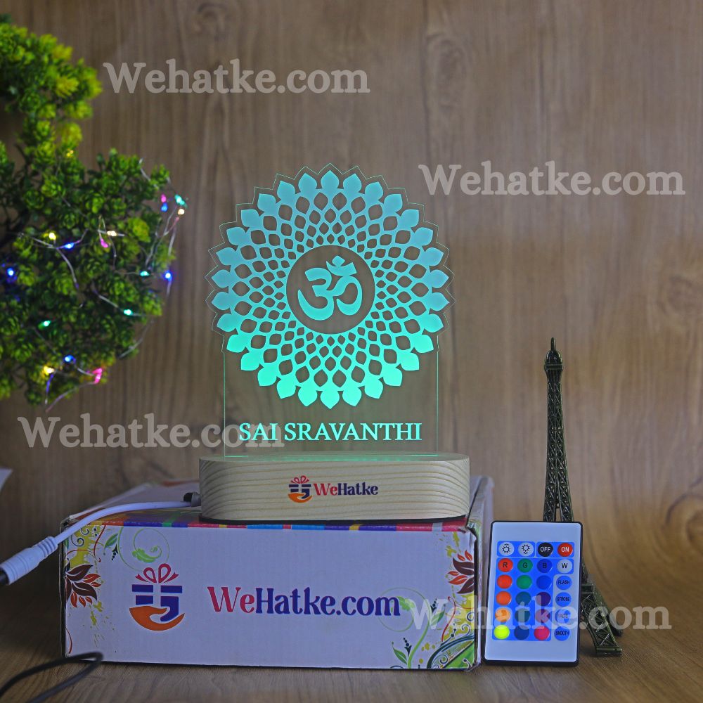 3D Illusion OM Lamp