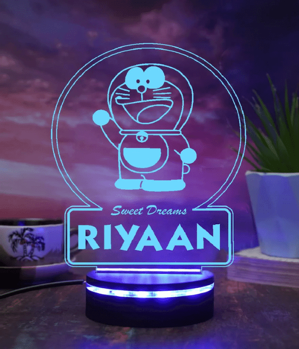 Customized Doremon Night Lamp for Kids - 2