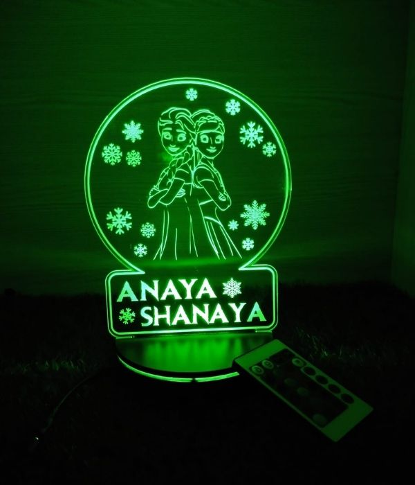 Customized Best Friend lamp with name - 4