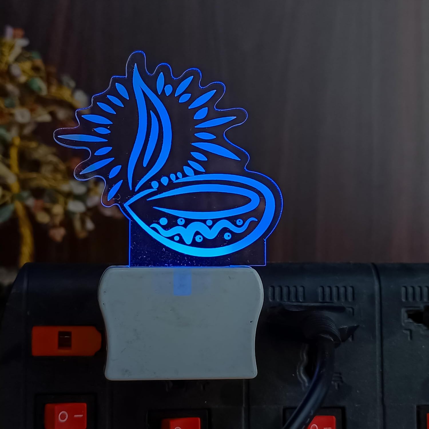 Plug & Glow Diya Night Lamp - 4