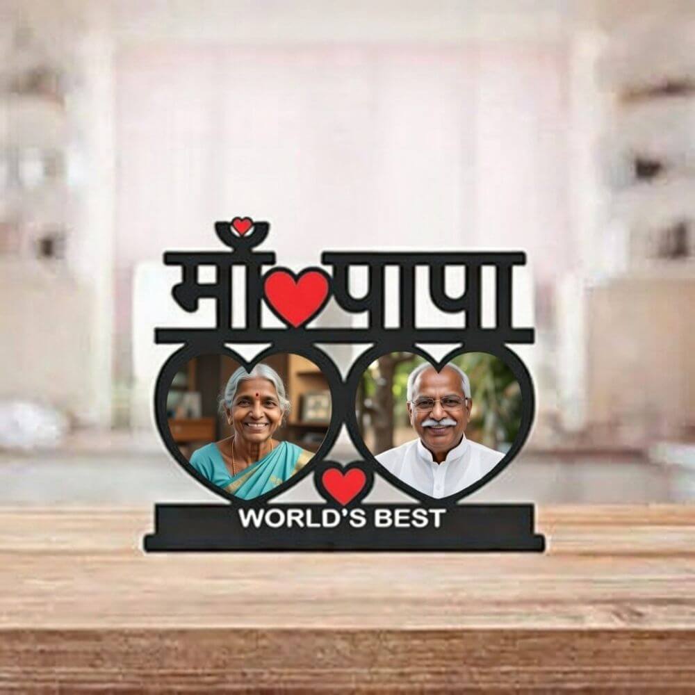 MDF Table Top Frame for parents Anniversary