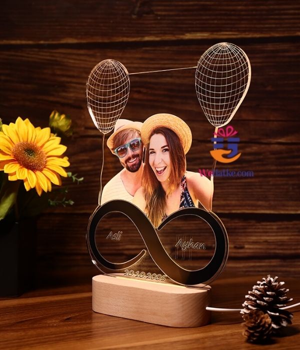 Customized 3D Infinity Balloon with photo - 2