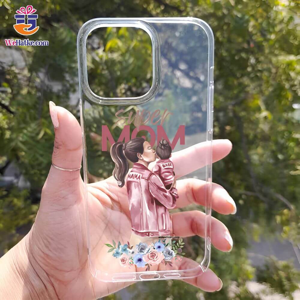 Customized Back Case Super mom - 2