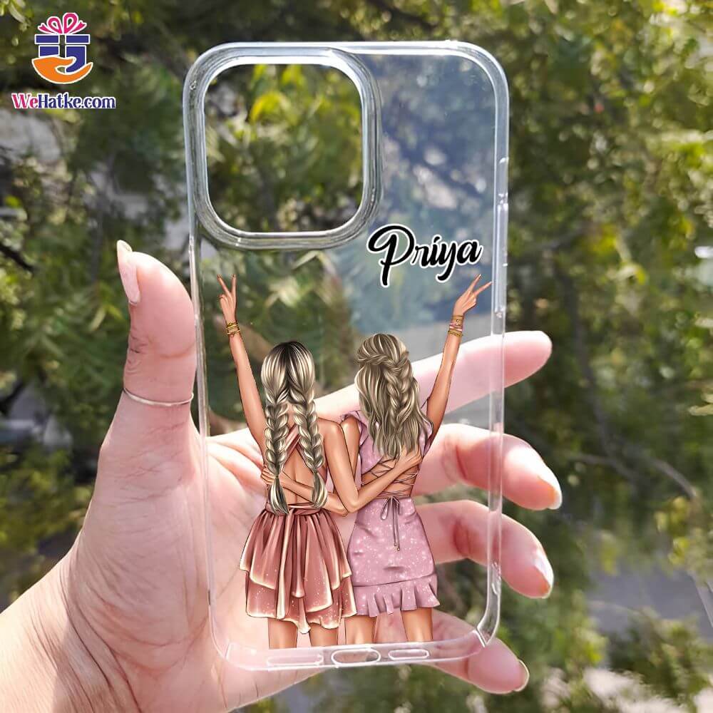 Customized Back Case For Girl BFF Best Friends - 4