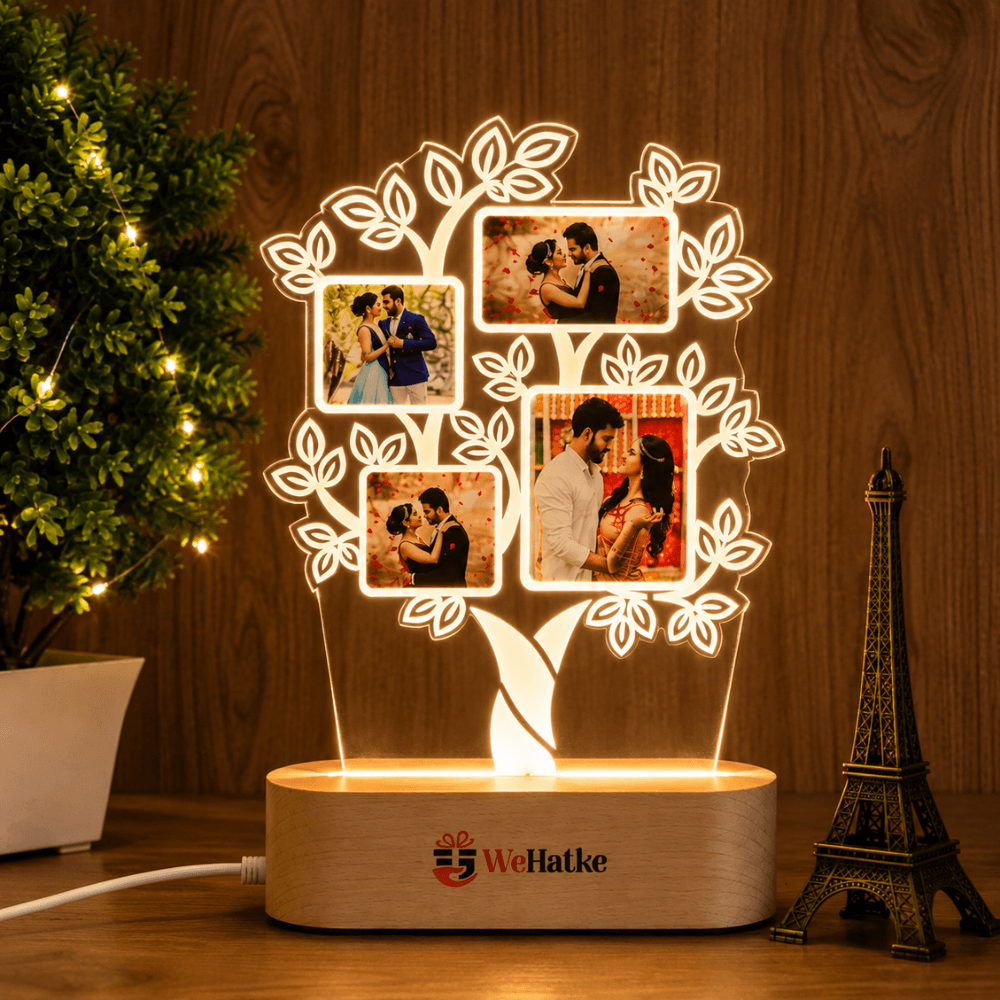Customized LED Acrylic Tree Frame with  Photo