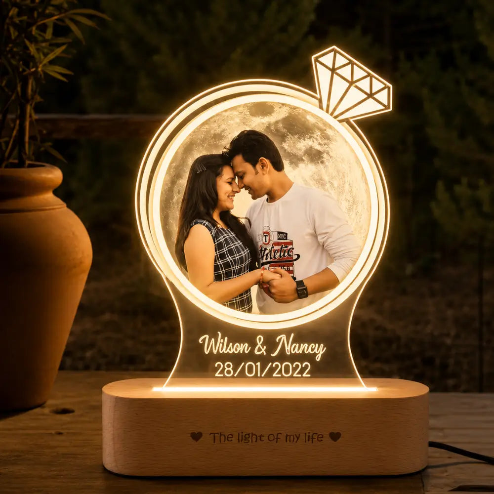 Customized Couple Name with Date