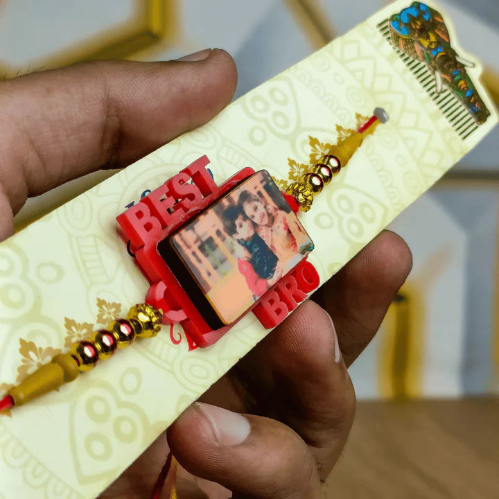 Personalized Photo Rakhi for Brother