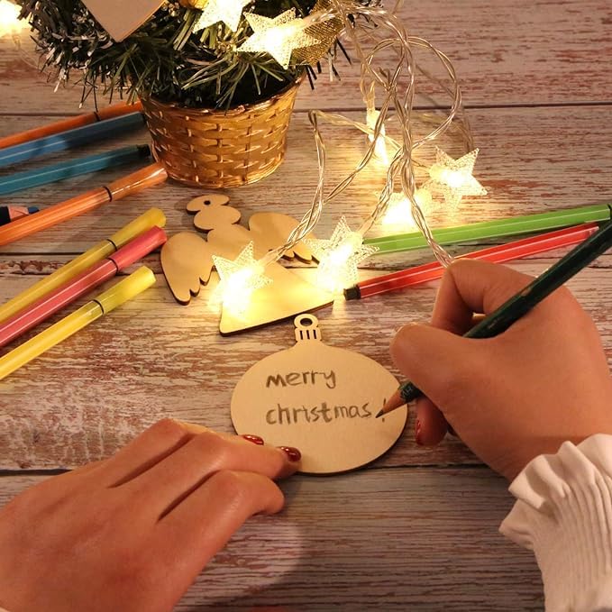 Blank Snowflake, Dear, Tree for Christmas - 4