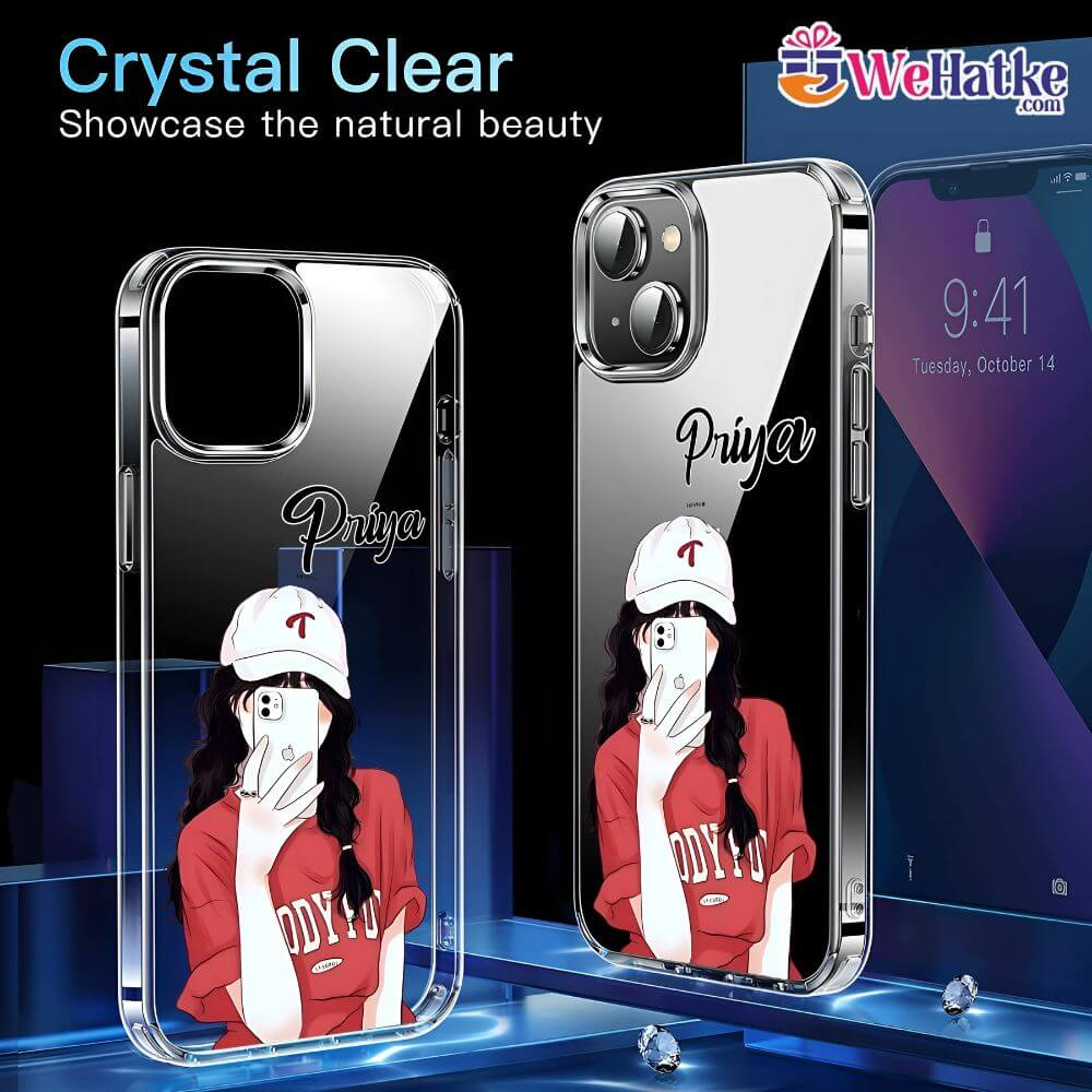 Customized Back Case For Girl With iPhone - 3