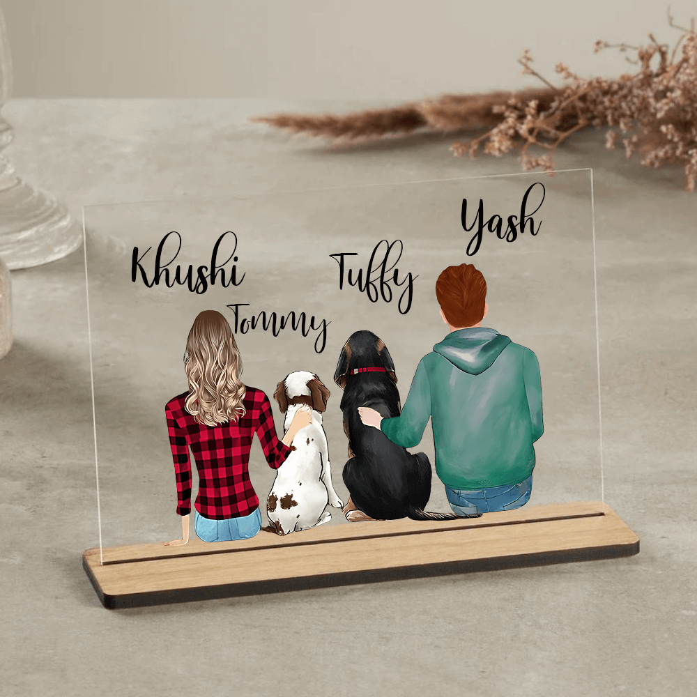 Customized table Top Plaque For Couple - 3