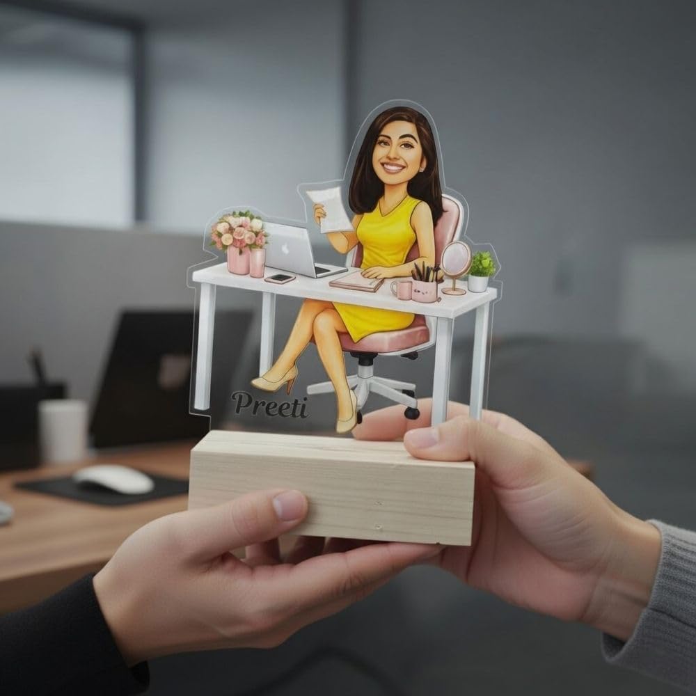 Personalized Office Desk Caricature - 4