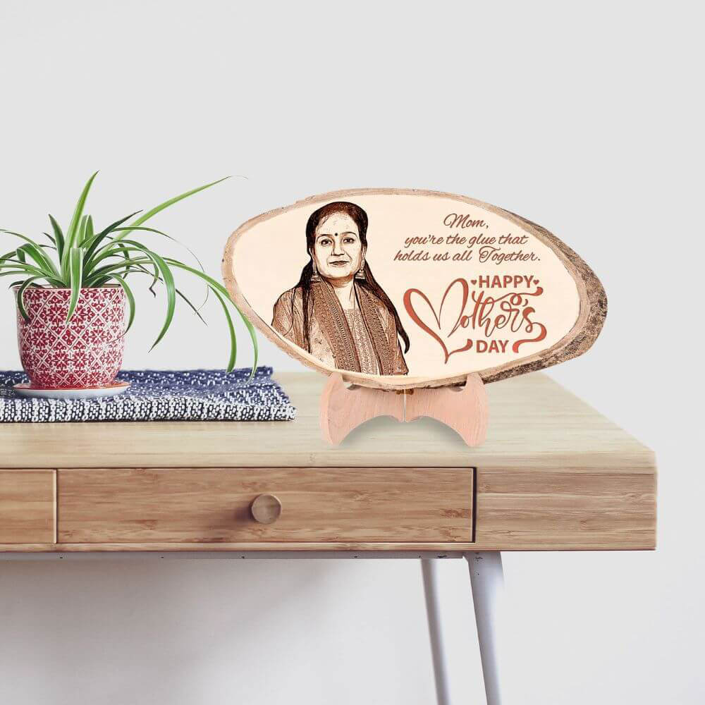 Wooden Photo Plaque for Mother Gift - 3