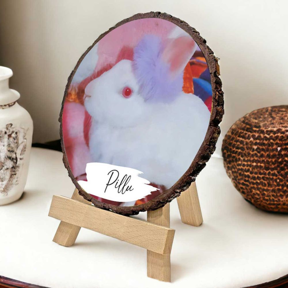 Custom Pet Photo Wooden Slice - 3