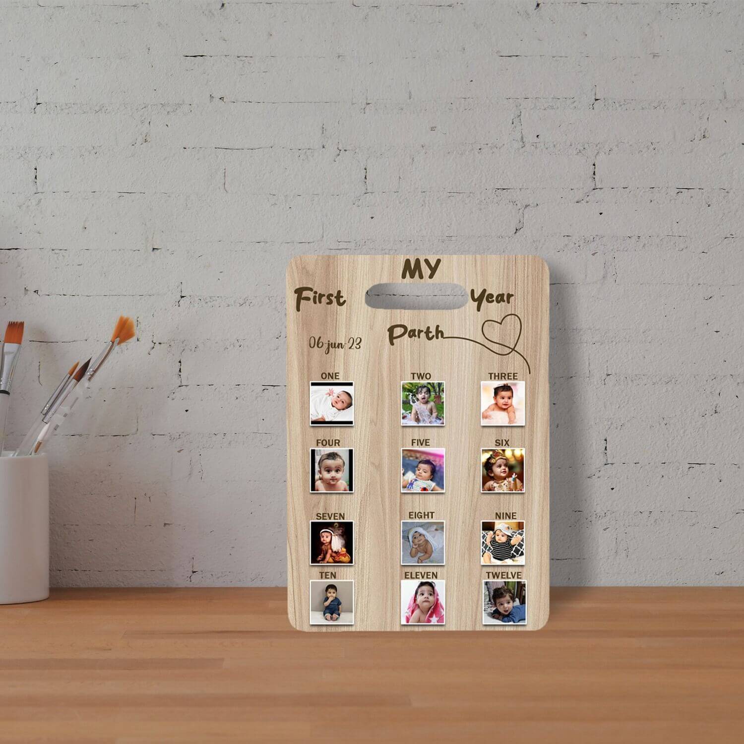 Personalized Wooden Photo Board For Kids - 3