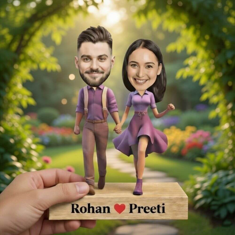 Couple Caricature Table Top