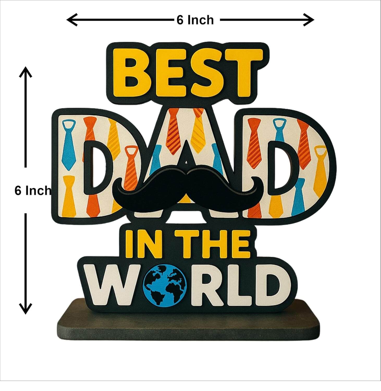 Best Dad in the World Tabletop - 3