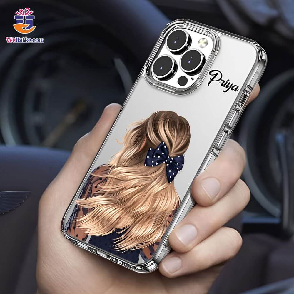 Customized Back Case For Girl Blonde Hair - 3
