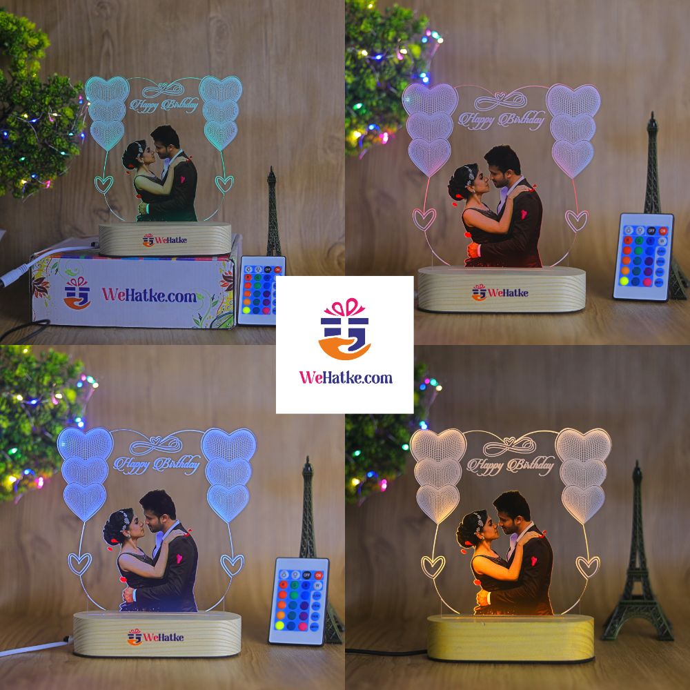 Customized Birthday / Anniversary  Gift Lamp - 4