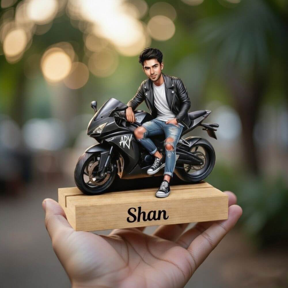 Customized Bike Caricature - 2
