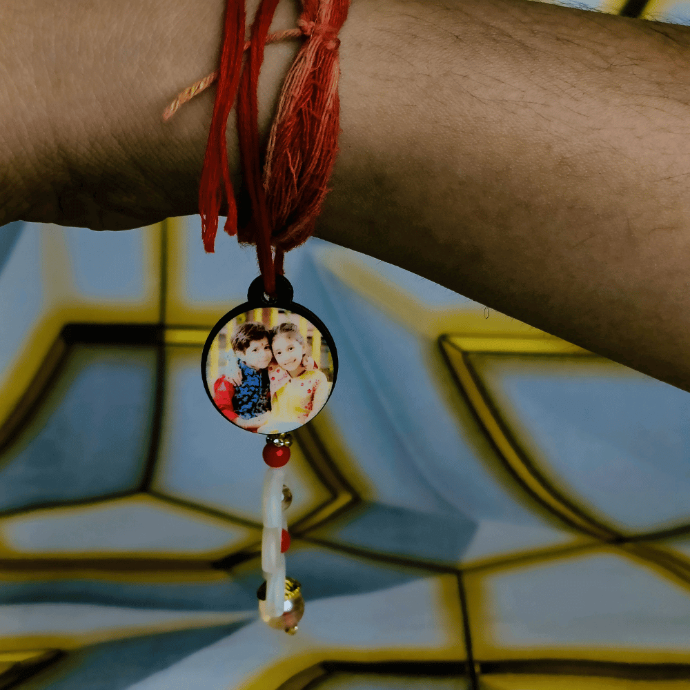 Customized Girls Rakhi With Or Without Photo - 5