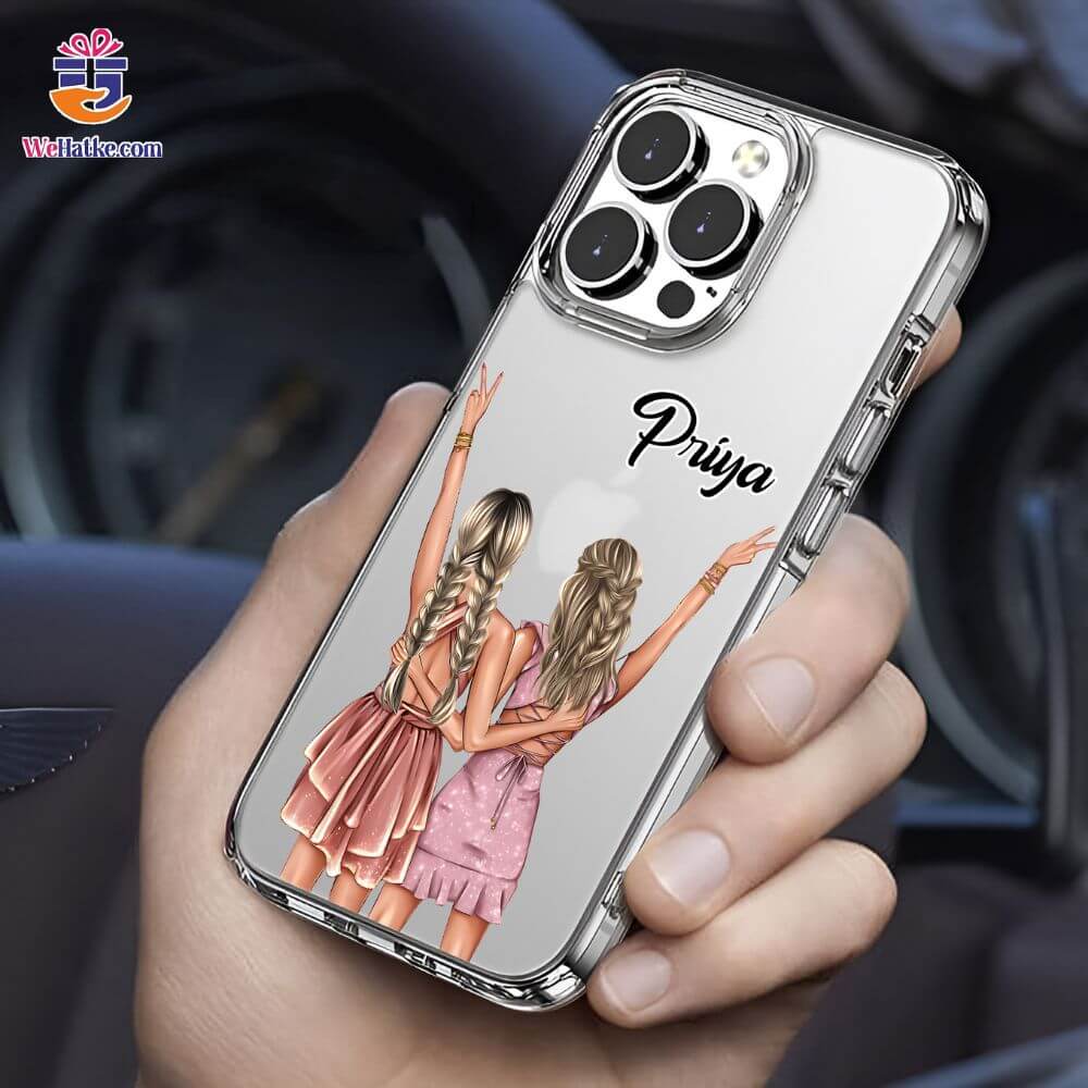 Customized Back Case For Girl BFF Best Friends - 3