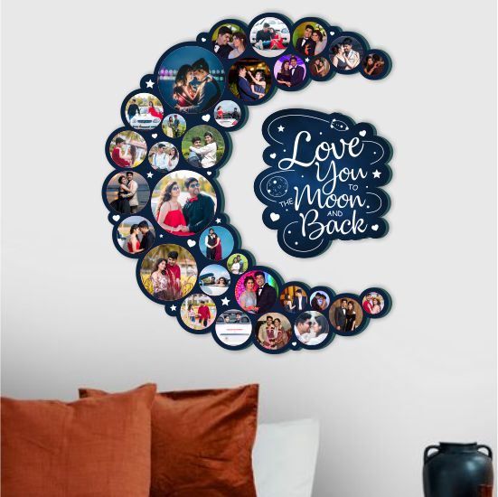 Customized Moon Frame With 31 Photos - 4