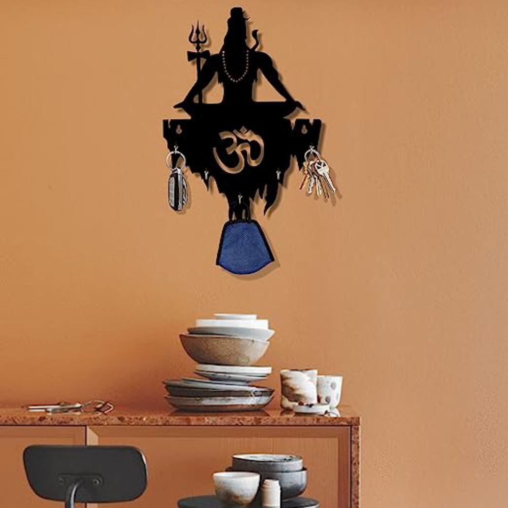 Mahadev Key Hanger Wooden MDF