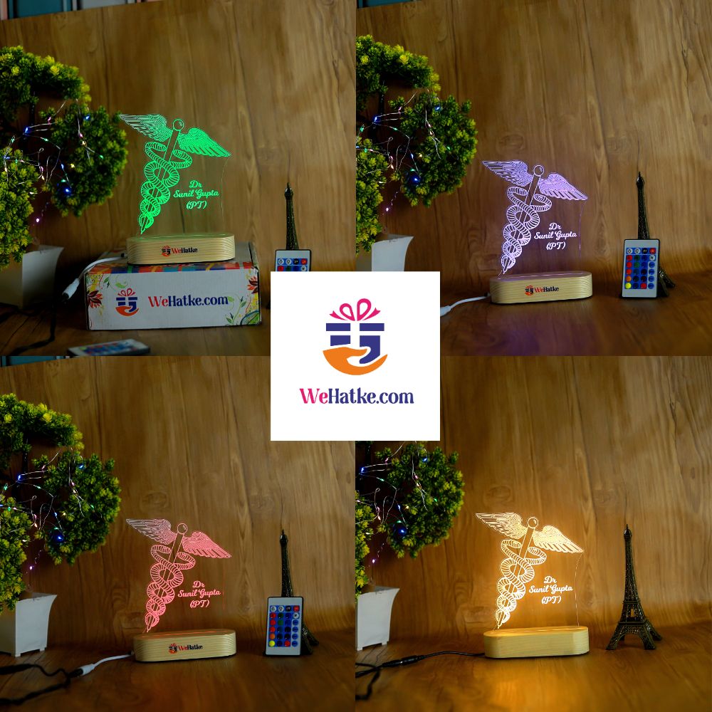 Customized Doctor Lamp With Medical Logo & Name