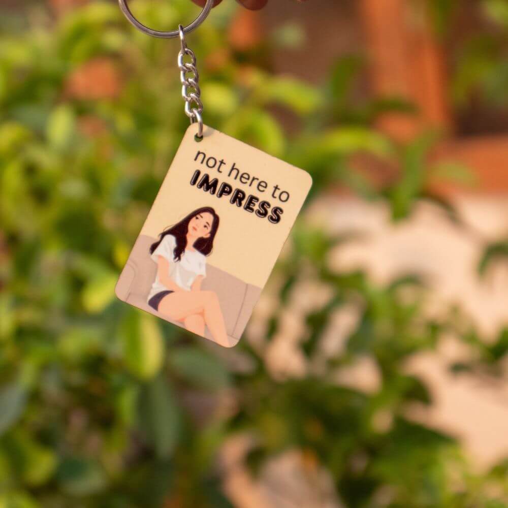 Inspirational Girl Quote Keychain Combo