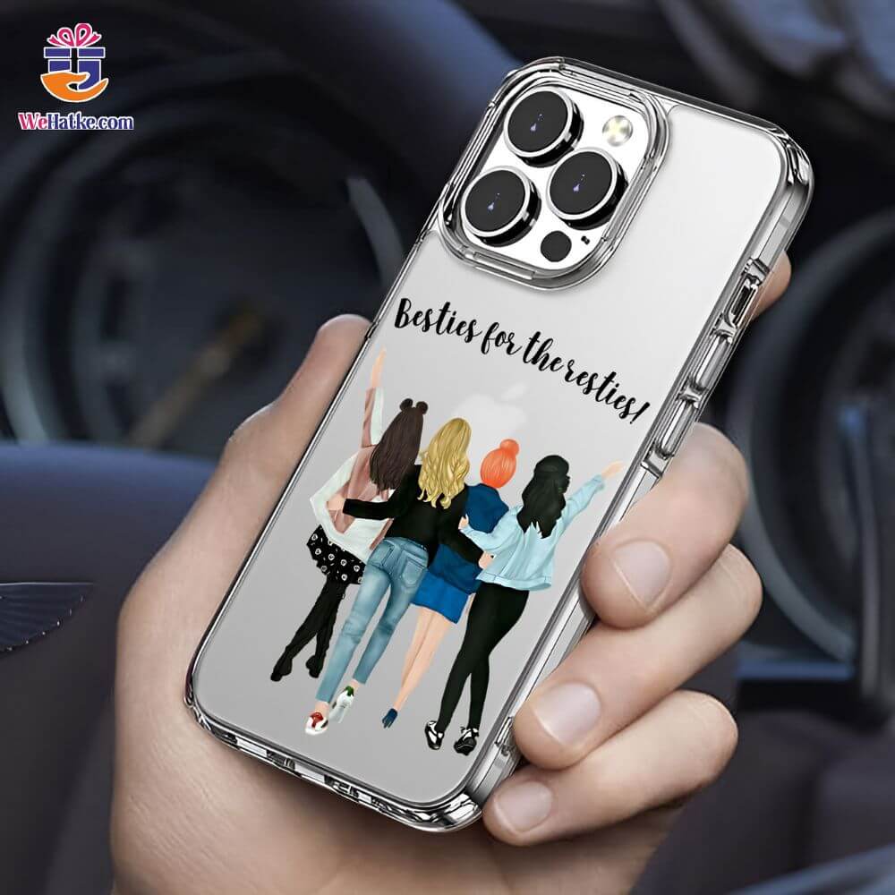 Customized Back Case four Girl Besties