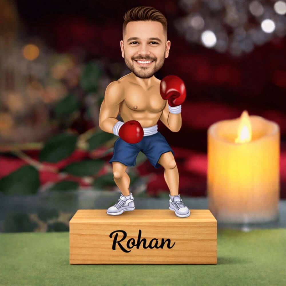 Customized boxer Caricature