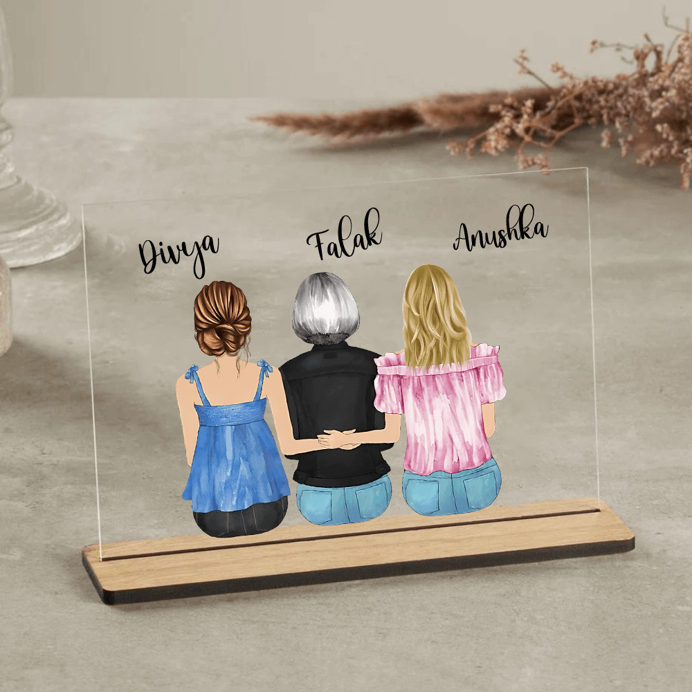 Customized table Top Plaque For Bestie
