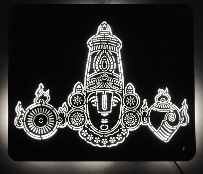 Customized Balaji Wall Hanging Led Frame