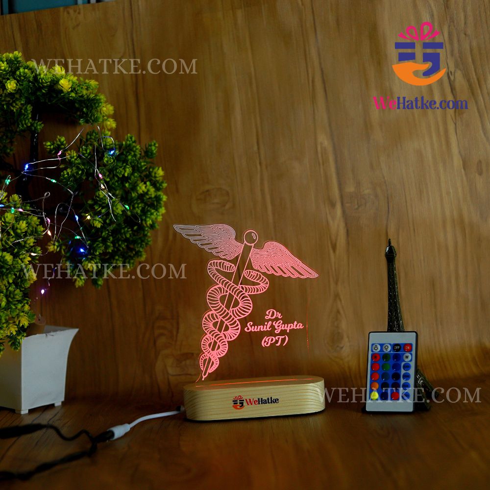 Customized Doctor Lamp With Medical Logo & Name