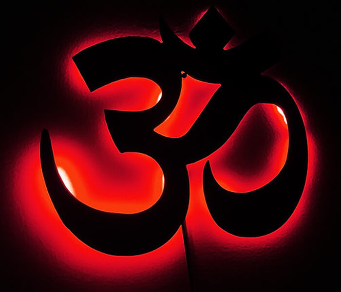 Om Wall Hanging Decorative Led Frame