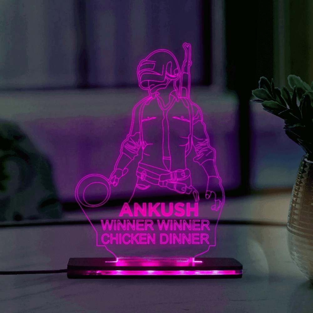 Customized Lamp For PUBG Lovers