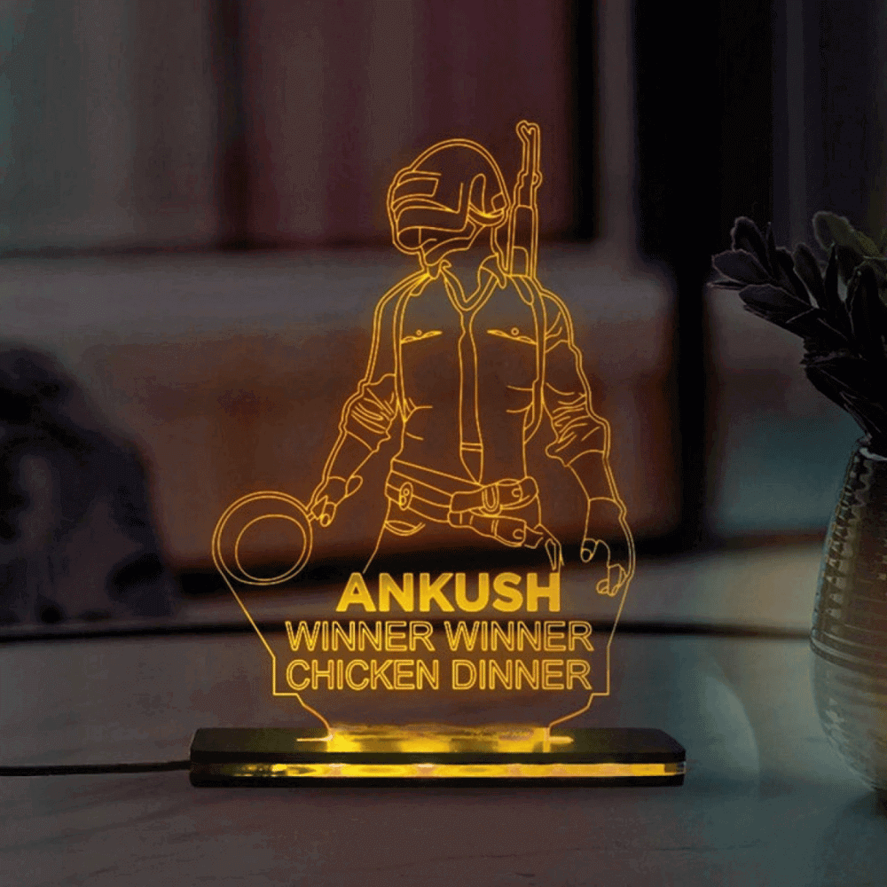 Customized Lamp For PUBG Lovers