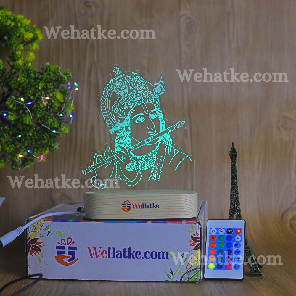 Krishna Ji 3D illusion LED Lamp