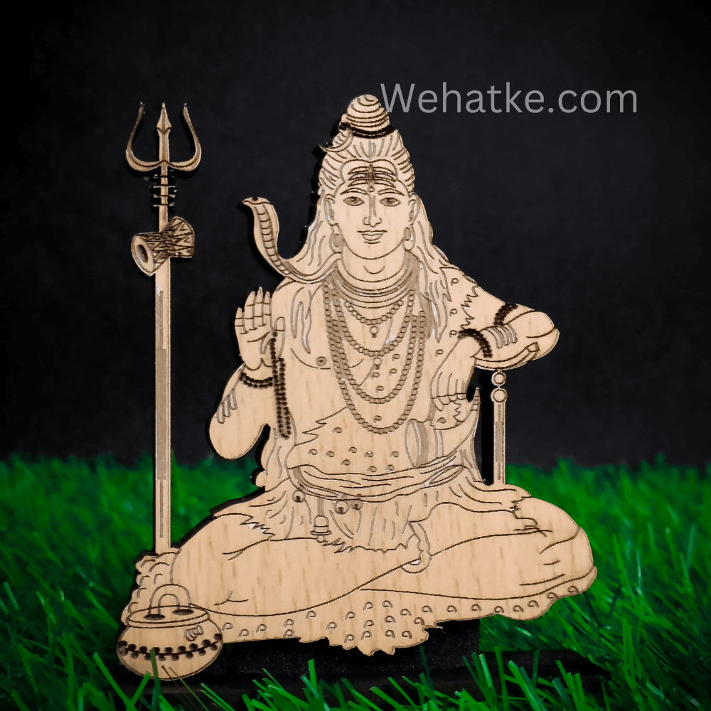 Lord Shiva Car Accessories MDF