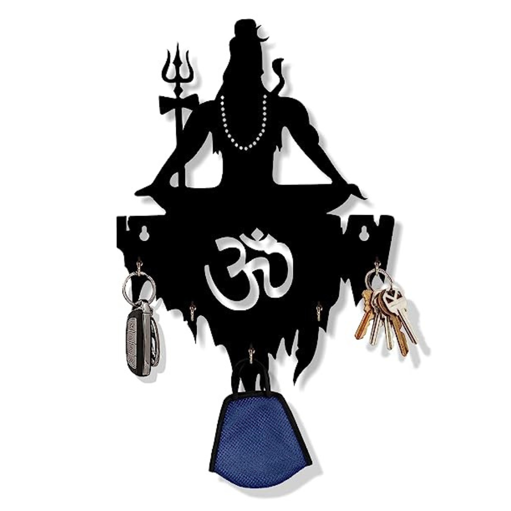 Mahadev Key Hanger Wooden MDF