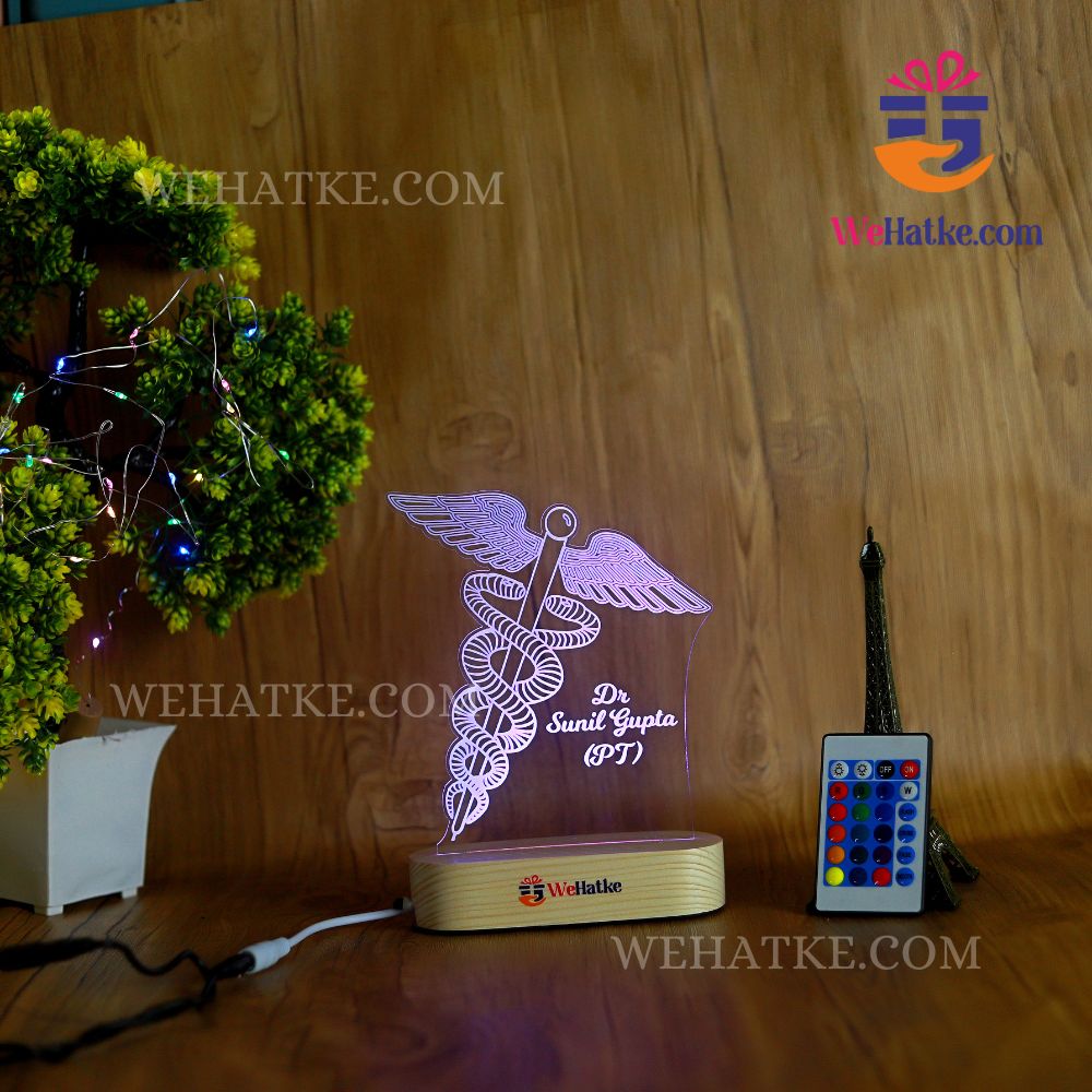 Customized Doctor Lamp With Medical Logo & Name