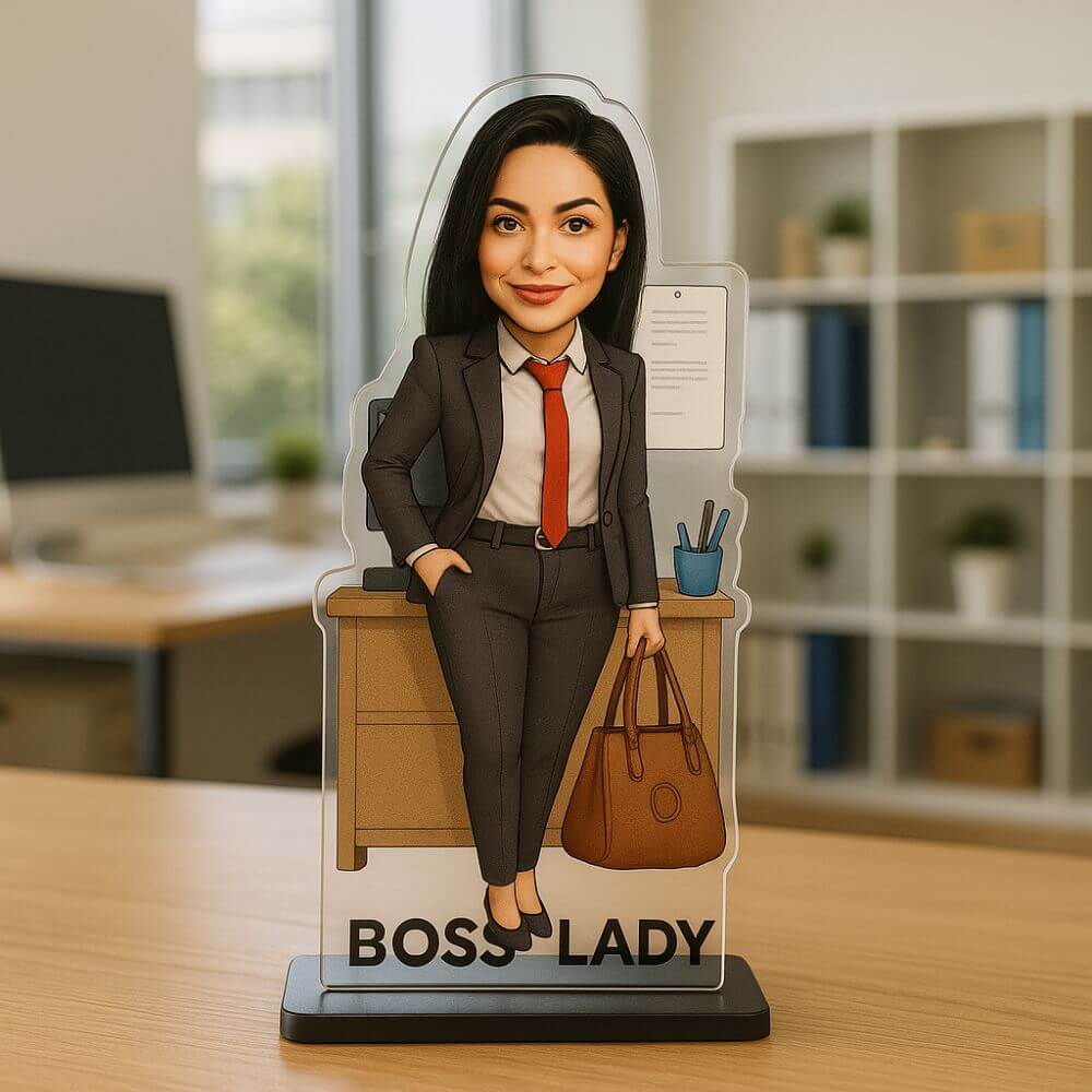 Customized Boss Lady Caricature
