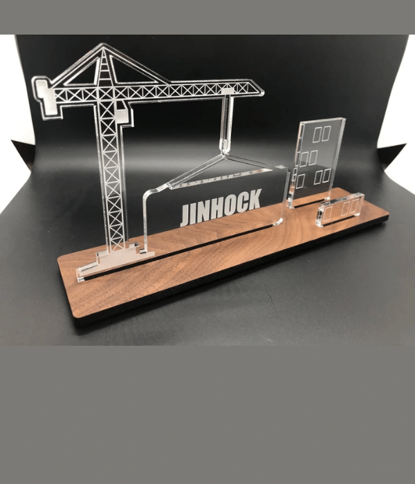 Customized  visiting card table stand