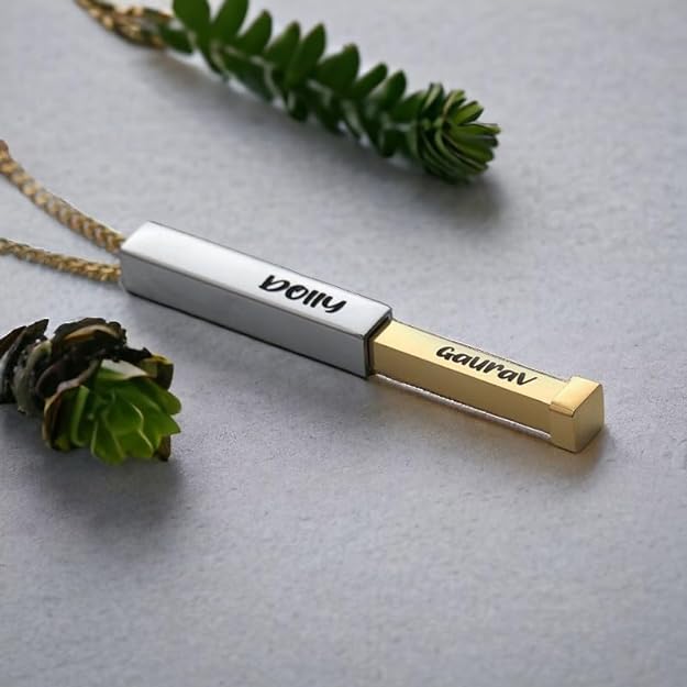 Personalized Name Necklace For Couple
