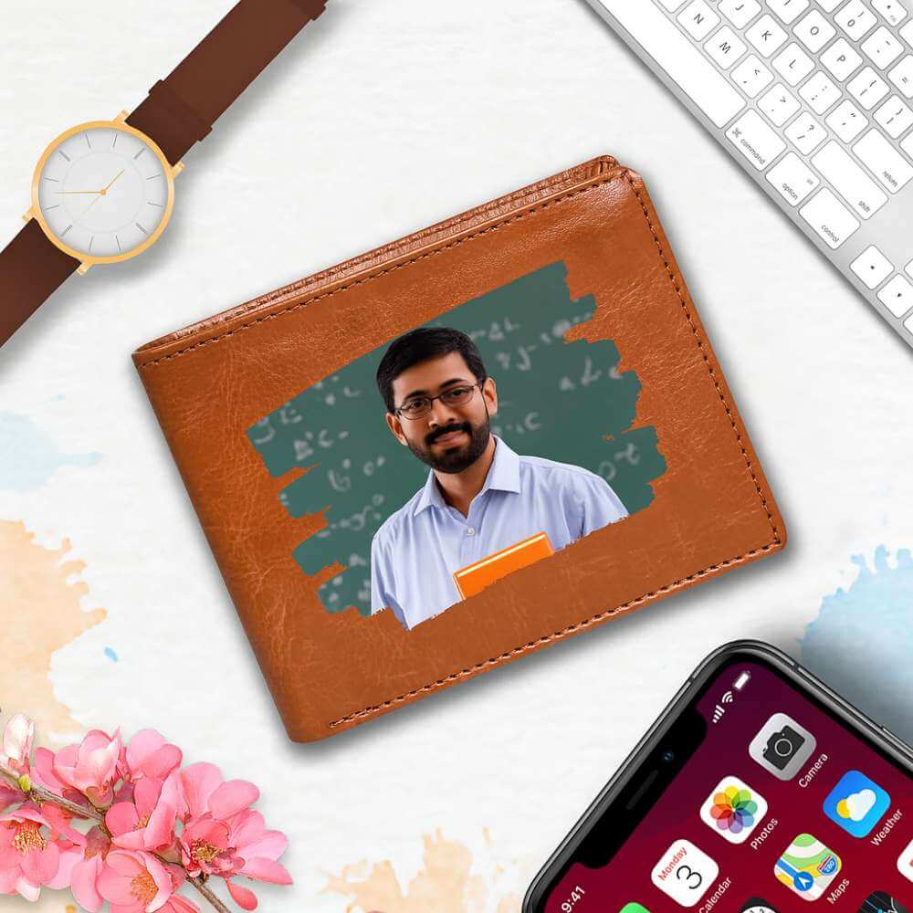 Customized Photo Wallet for Teacher