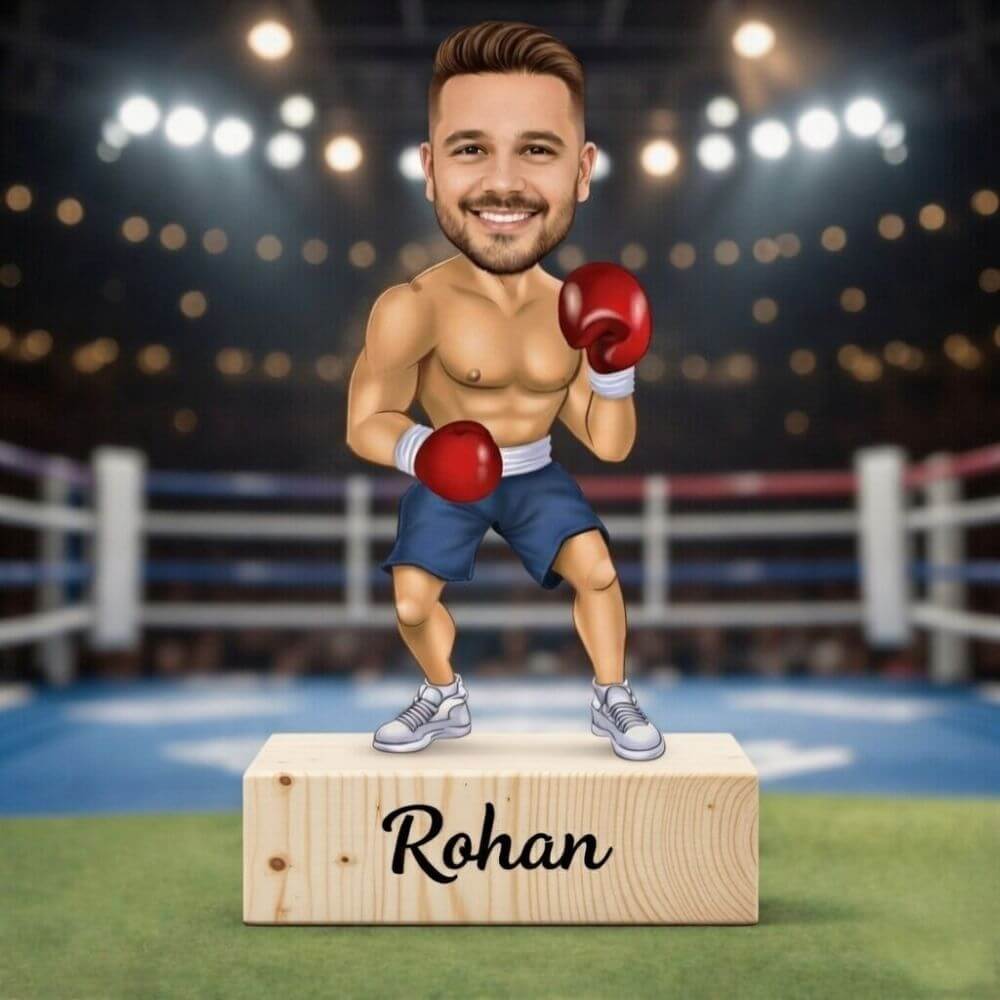 Customized boxer Caricature